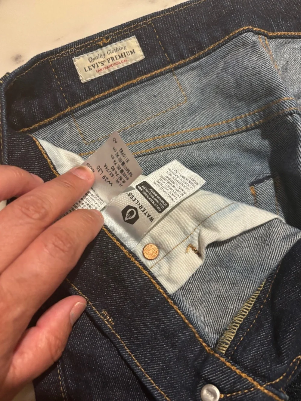 New Dark Blue Levis